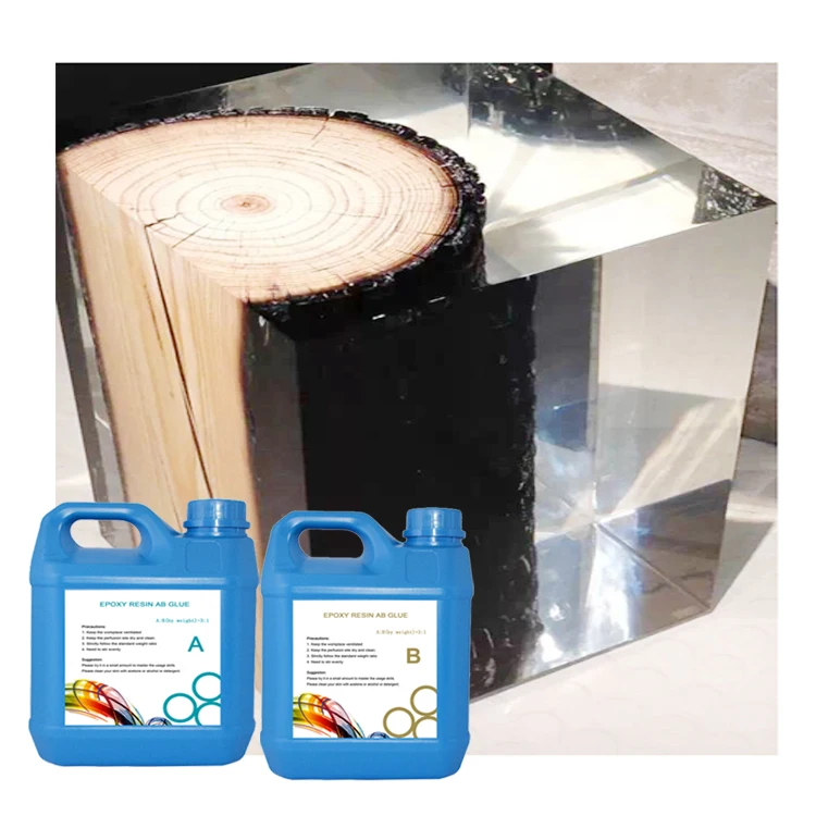 Manufacturers Crystal Clear Casting Epoxy Resin Deep Pour Adhesive Kit