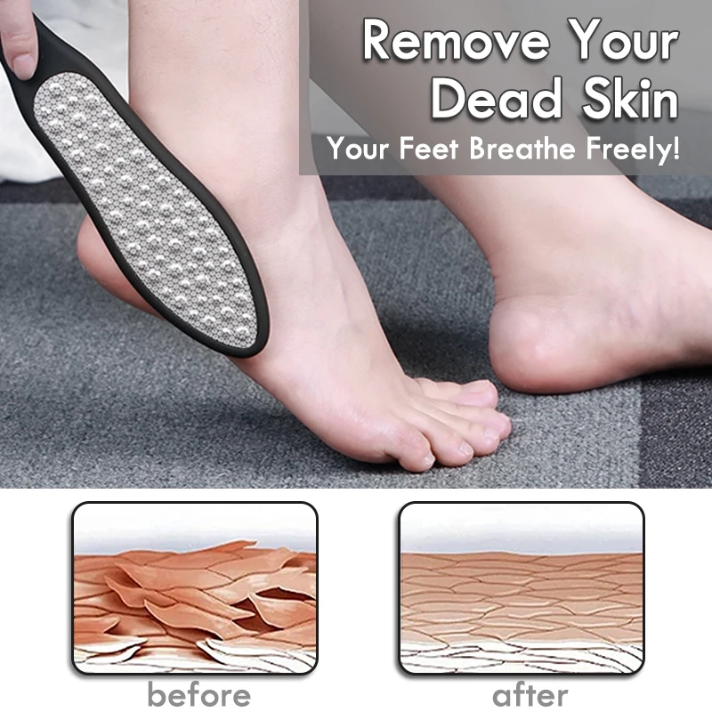 3In1 Professional Pedicure Foot Care Tools File For Heels Cleaning Rasps Grater Callus Callus Dead Skin Remover Feet Sandpaper