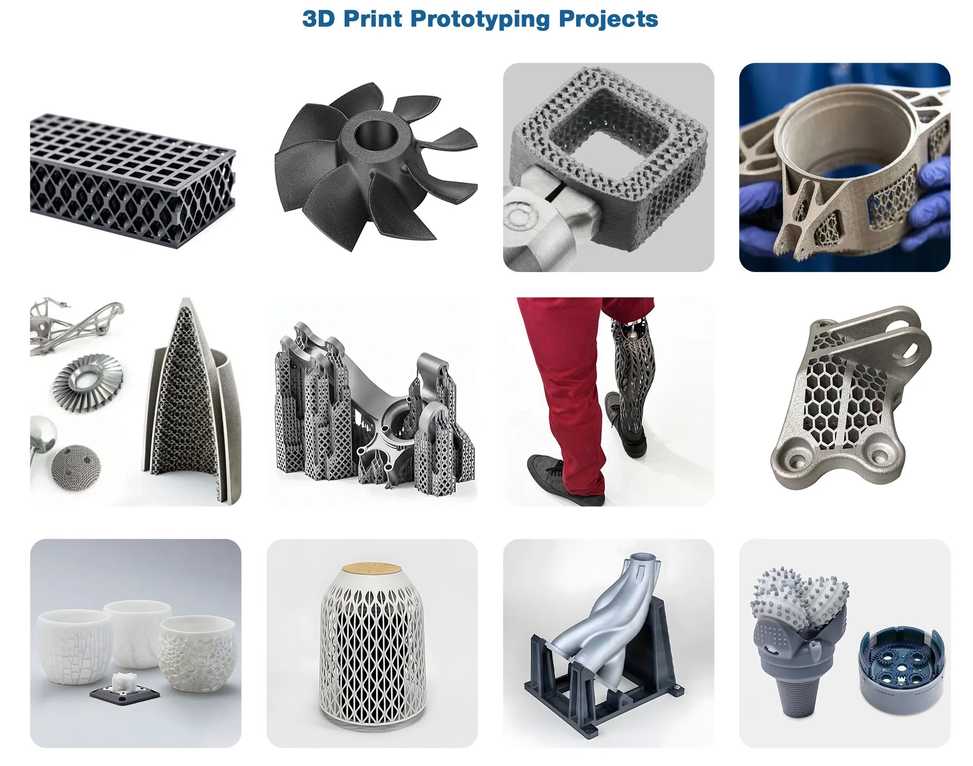 China rapid machining manufacture 3d printing service sla clear resin print sls nylon ABS print plastic part prototyping service