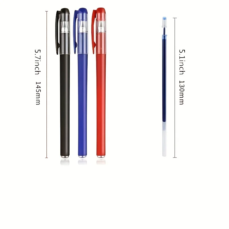 New Design Cheap Black Red Blue 0.5mm Signing Pen Comfortable Writing Manufacturer Wholesale Custom Plastic Gel Pens
