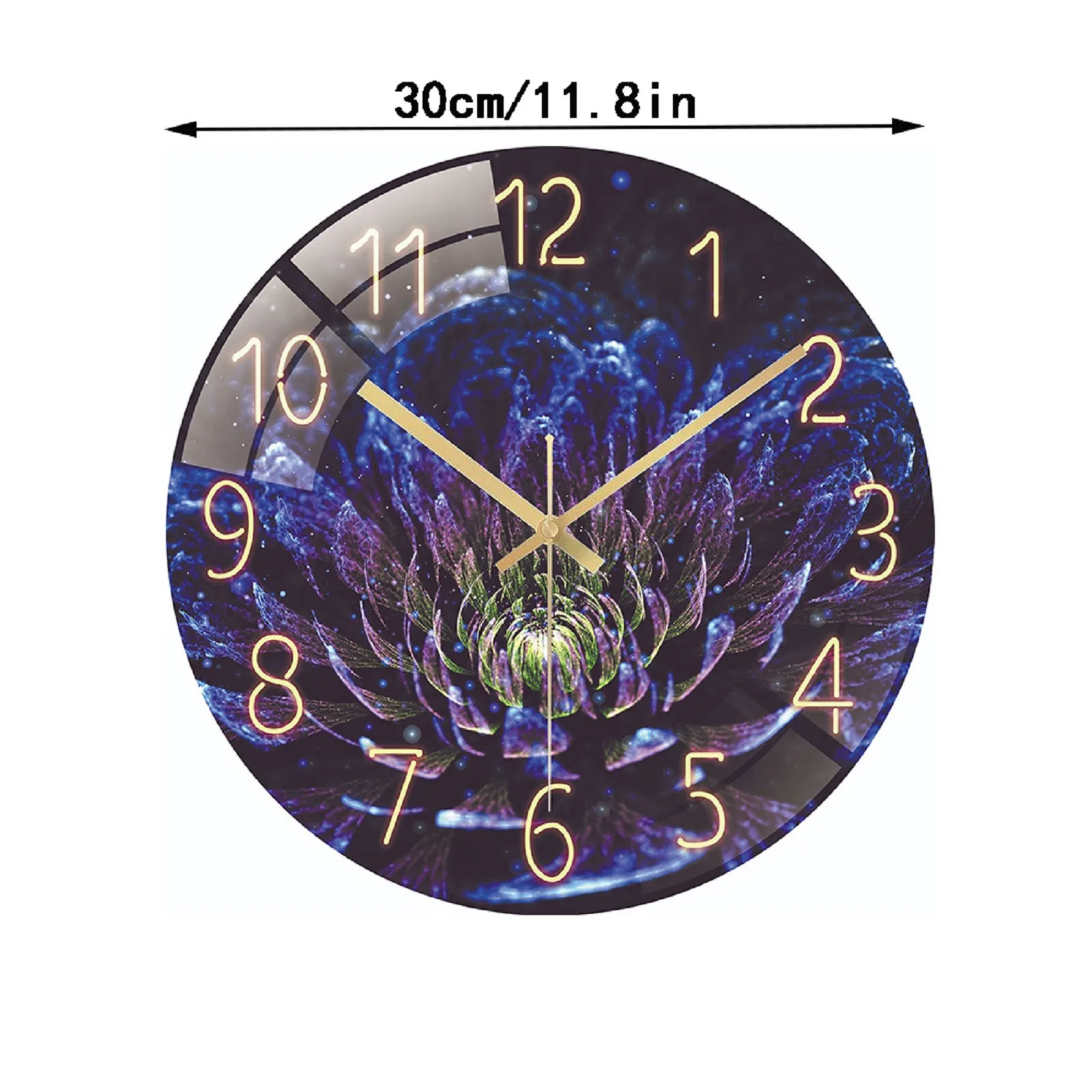 30 cm Quartz Clock Plexiglass Silent Modern Ordinary Wall Clock for Home Kitchen Office Parlor Decors Wall Clocks Fashion Design
