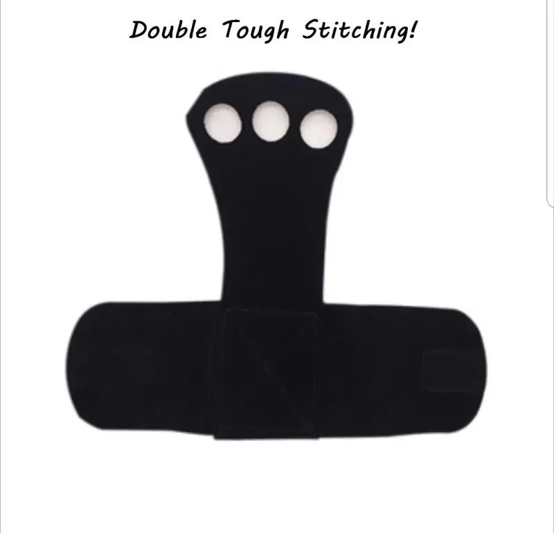 Упражнений в тренажерном зале Регулируемая тяжёлая атлетика с поддержкой запястья для тренажерного зала 3 отверстия кожаные ручки для мужчин и женщин