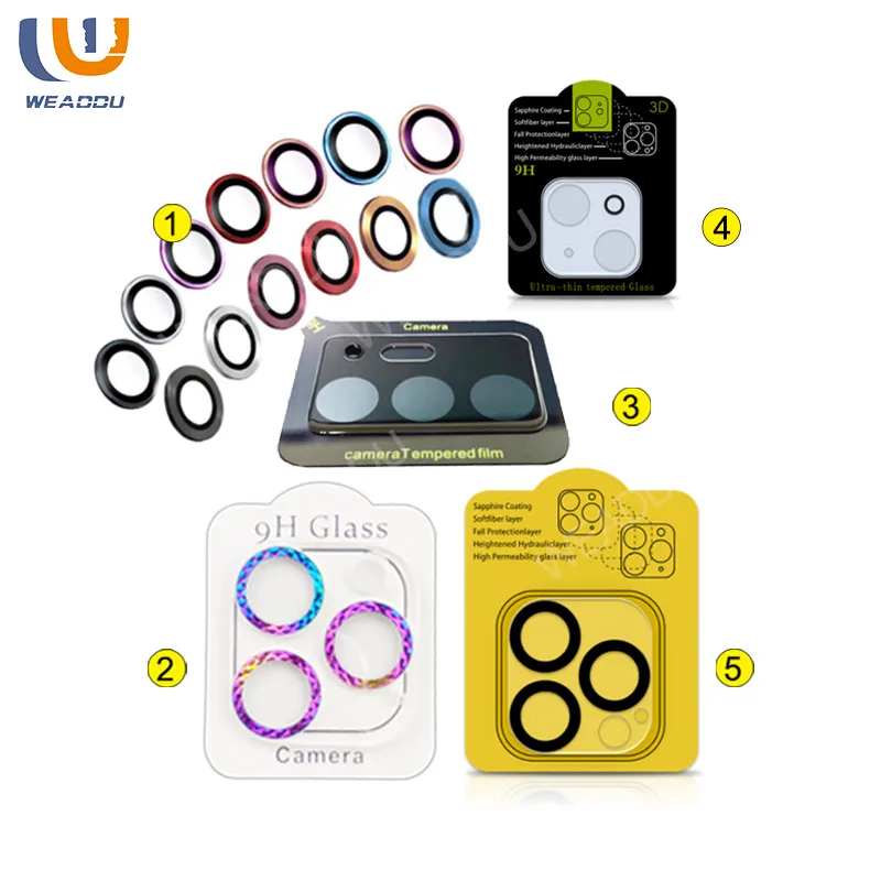 Portable Mtetubl 3d back camera glass lens metal aluminium full cover back lens