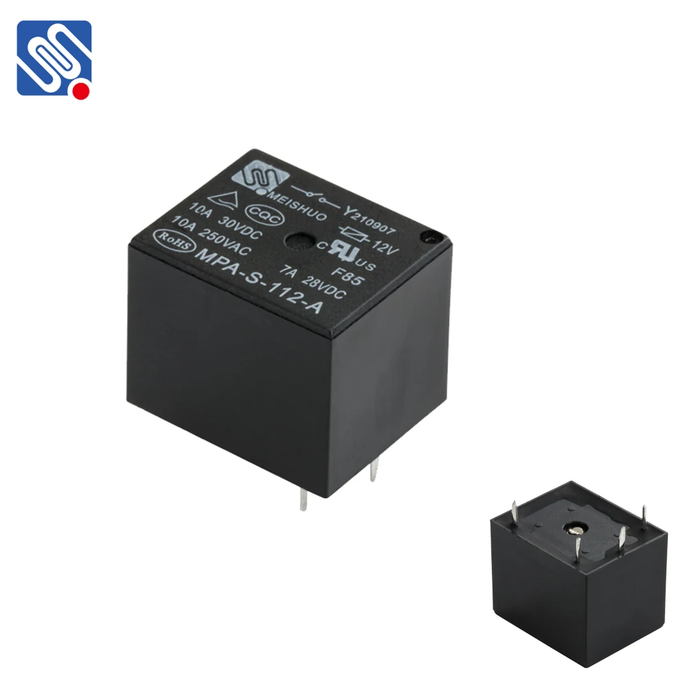 Meishuo MPA-S-112-A T73 Relay sugar cube rele Jqc-3F 15A 1a 1c Miniature Dc 12V Micro Relay mini relay