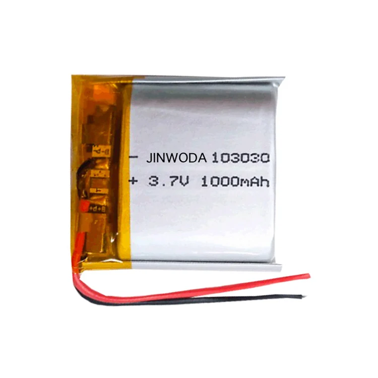 3.7V polymer lithium battery rechargeable 103030 universal warm handbag breast pump custom 1000mah battery cell