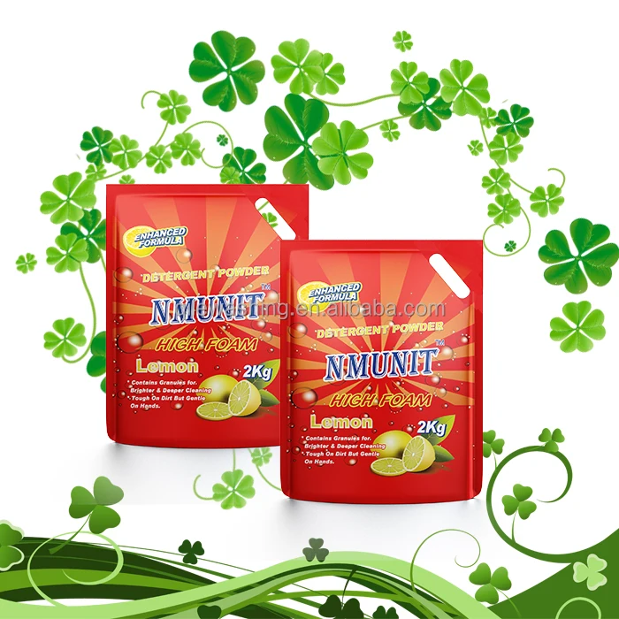 Eco-friendly biodegradable washing powder for hand and machine washing