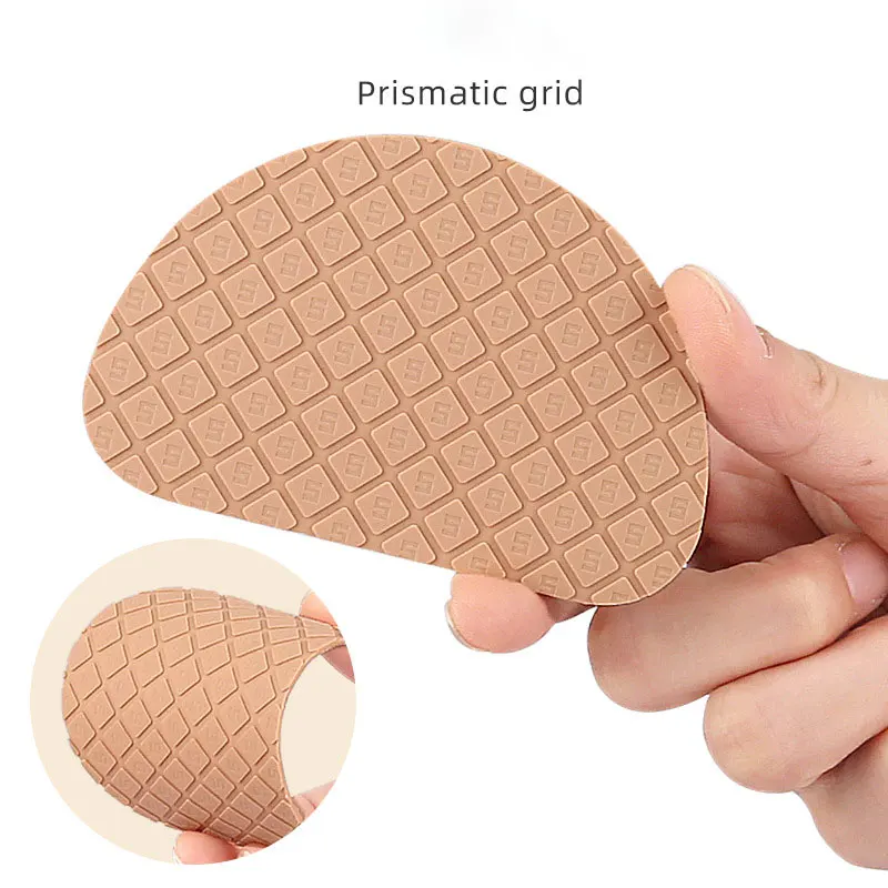 High Heels Anti-slip Semi-circular Sole Stickers Lattice S-pattern Anti-slip Noise-absorbing Anti-wear Sole Protect Patches