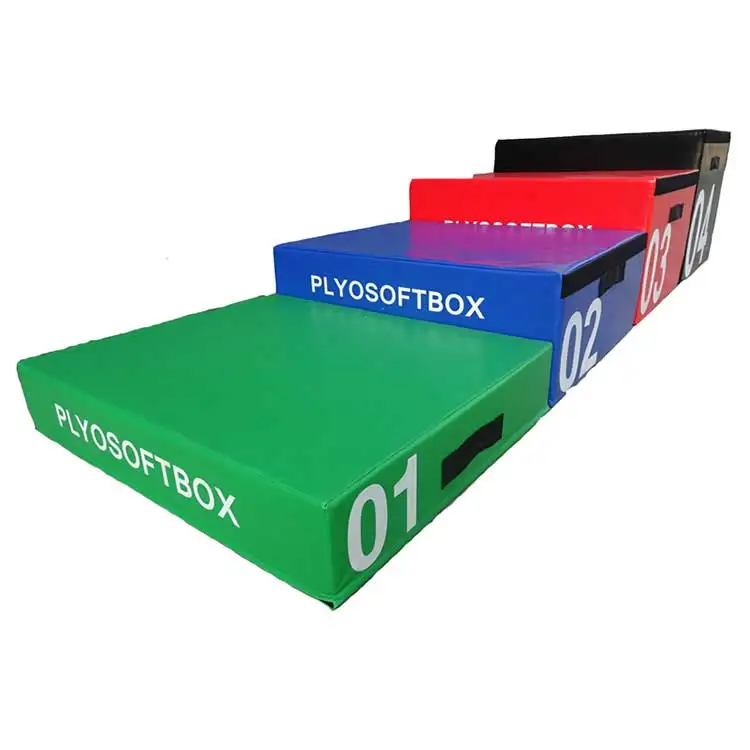Custom Logo Adjustable Soft Foam Plyo Box/Plyo Jump Box Set