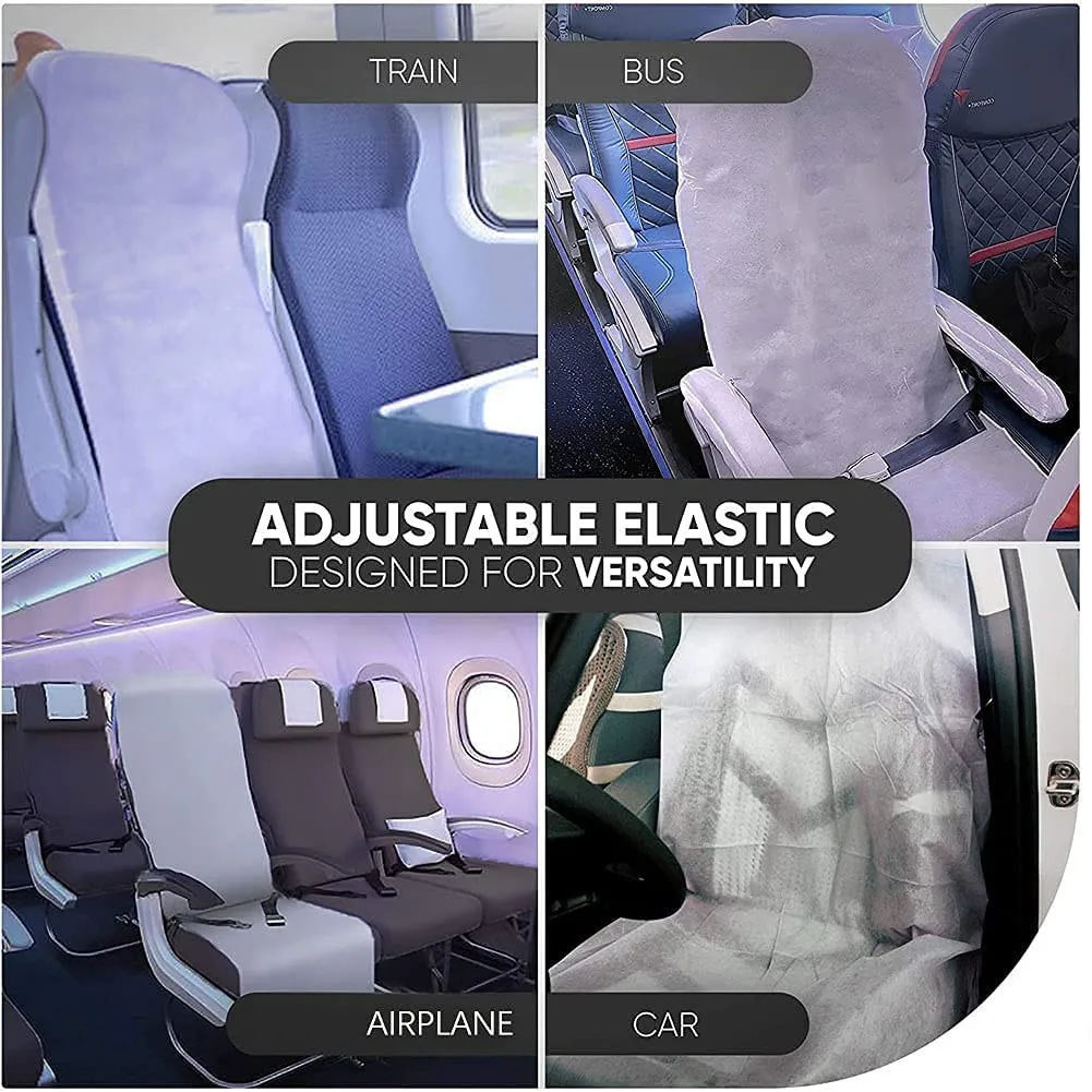 Eco-friendly Single Use Airplane Aircraft Seat Cover, Disposable Seat Covers Set