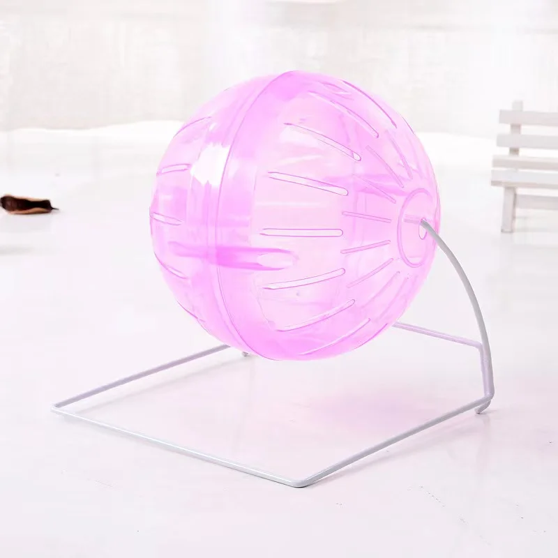 Cheap hot pets blue yellow white pink plastic hamster running fitness ball