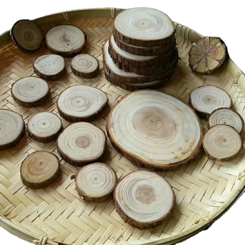 Discs for Wood Burning Painting DIY Projects Wood Slices Natural Unfinished Round for Crafts