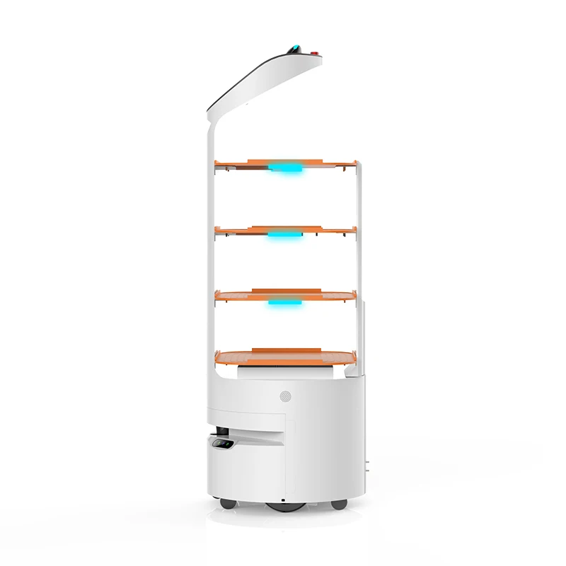 Original Manufacturer Service Robot Companies Automatic Rechargin Food Robot For Food Bath Workshop Delivery Restaurant