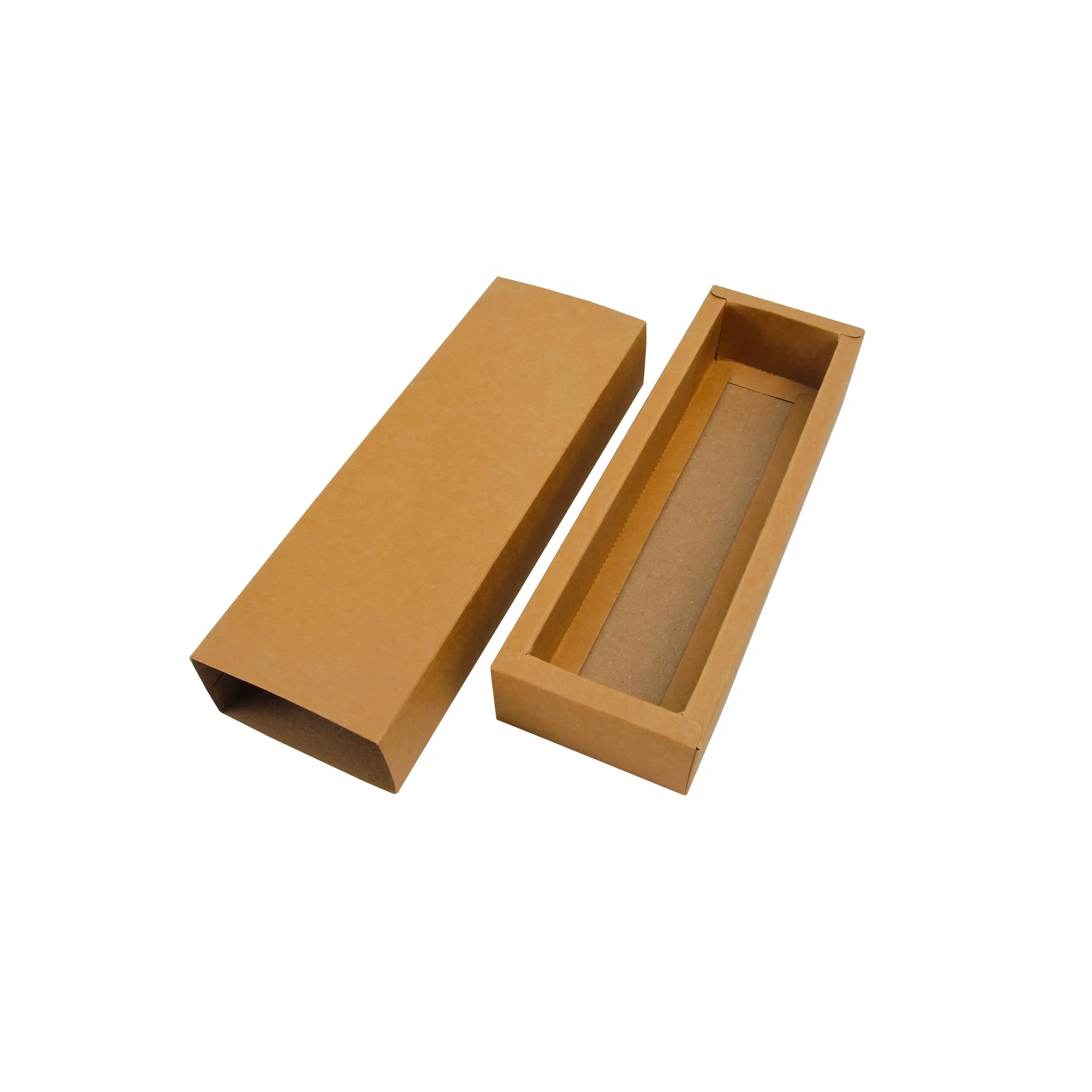 Hot Selling Wholesale Custom folding Durable Drawer Brown Kraft Paper Gift Packing Boxes Supplier