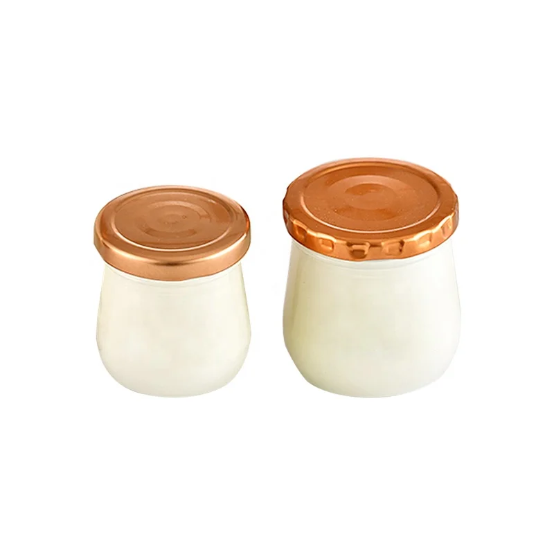 Ru Star Clear 300ml 500ml Glass Pudding Jar For Caviar Herb Jelly Jams Honey Tea Sauce Pepper Chili Powder