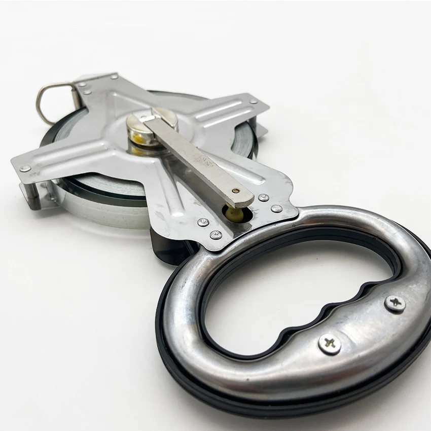 Large steel frame stainless steel tape with thickened case steel shaft ruler with strong ground tool ruler