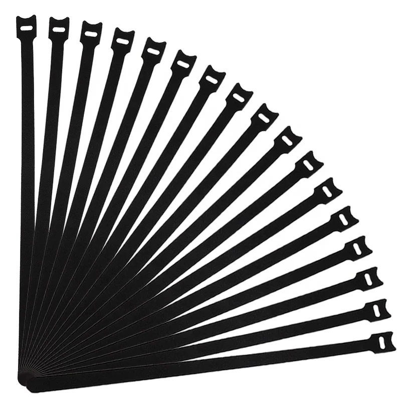 Cable ties-Reusable Cable Straps Ties with Self Gripping Hook for Thin Cable Storage Wrapping