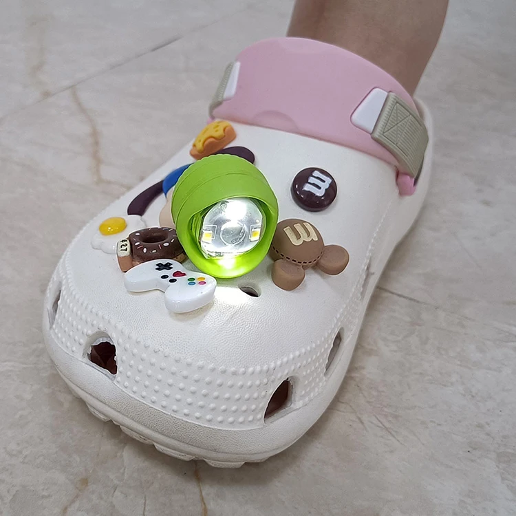 Waterproof Ultra Bright Long Lasting Shoes Light Charms Clog Headlights LED Lights Up Shoes Accessories Lamp Shoes Decorations