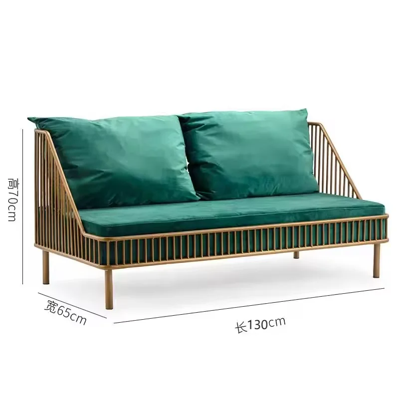 Multifunctional sitting and sleeping living room single double sofa simple small apartment light luxury Nordic style sofa