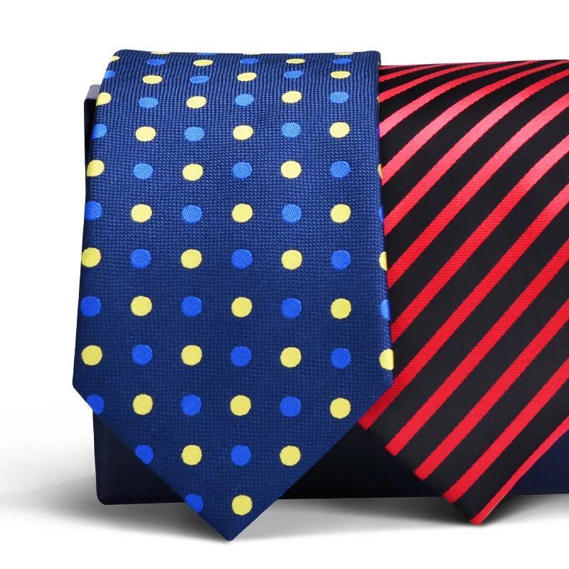 Autumn Winter New Style Gift Box 8CM Tie Sets New Design Men Ties and Handkerchief Set