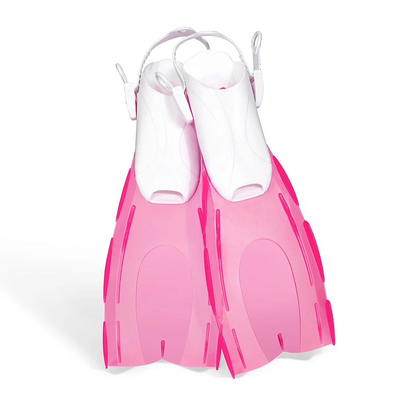 Custom Adult Rubber Diving Fins Carbon Divers Duck Feet Open Heel Snorkeling Flippers for Swimming and Scuba Training