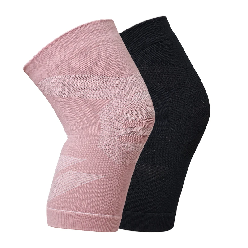 Wholesale Professional Plus Size 3D Knitting Leg Knee Joint Compression Sleeve Elastic Breathable Sport Protective Knee Brace