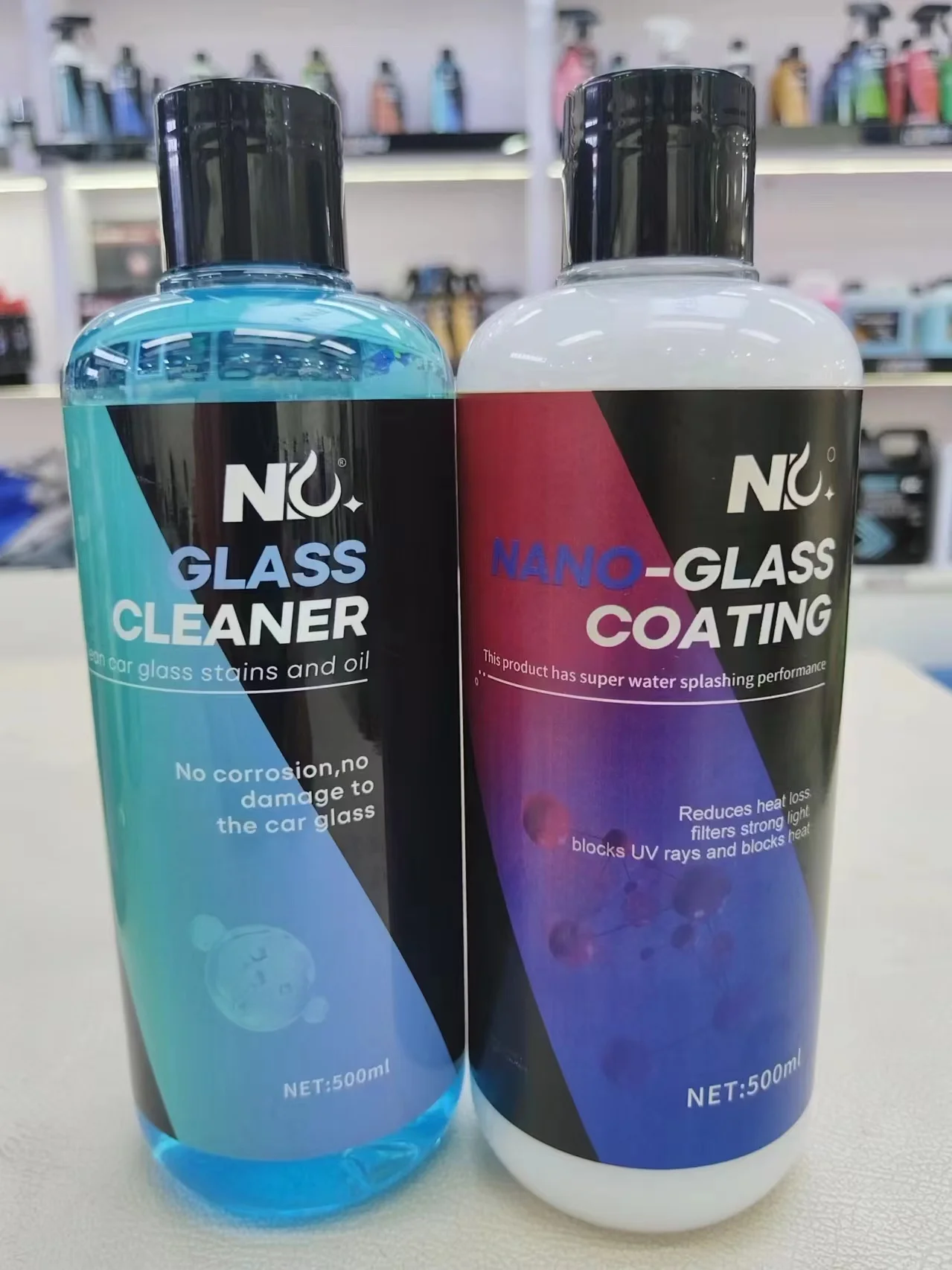 2024 New Formula car wash beauty products special price full set sample 12 bottle 500ml with wash tool package  factory supplier