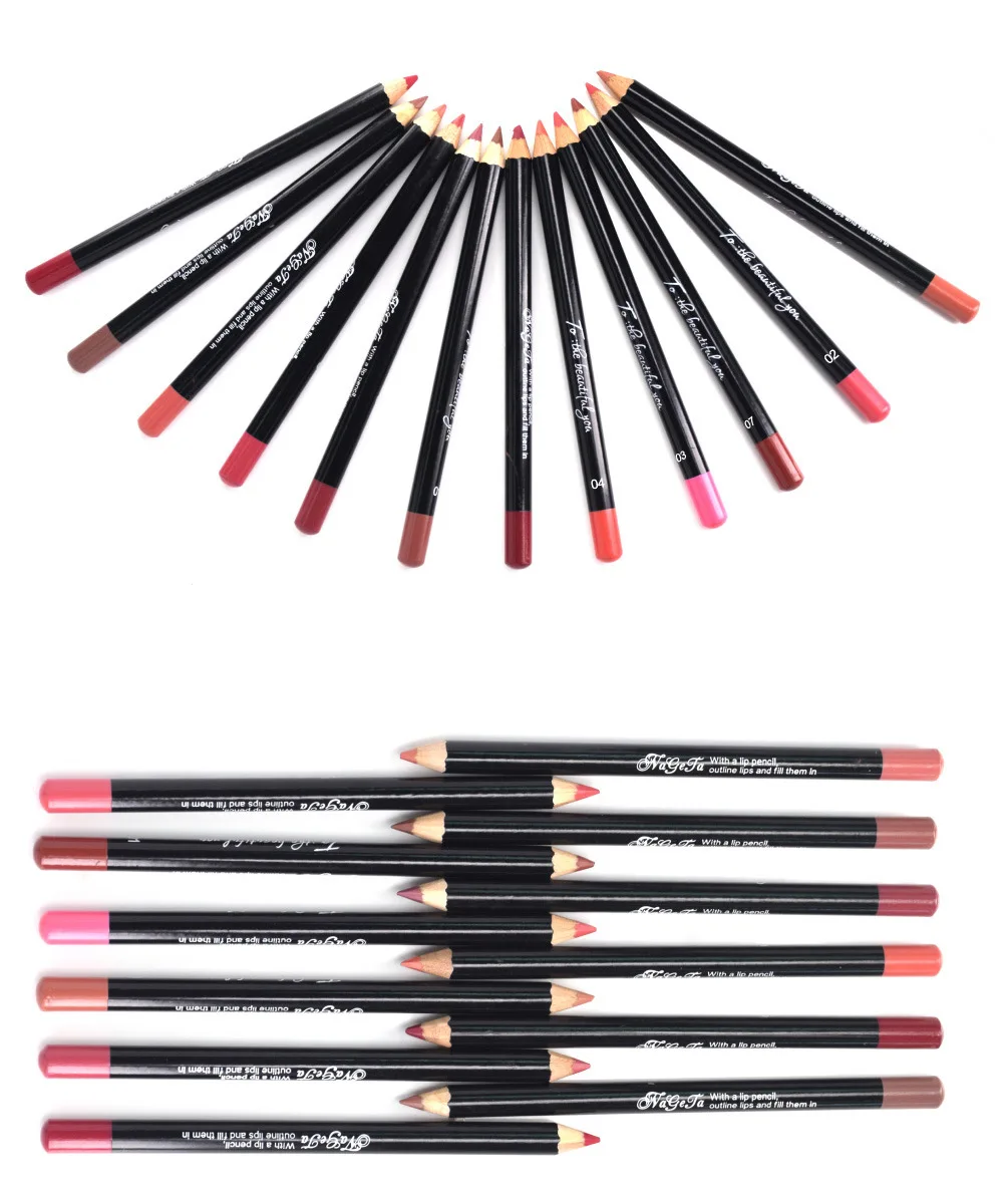 2# Superior Quality Lip Liner Pencil Private Label Lip Liner Pencil Made in China Waterproof with Liner Lipstick Mineral