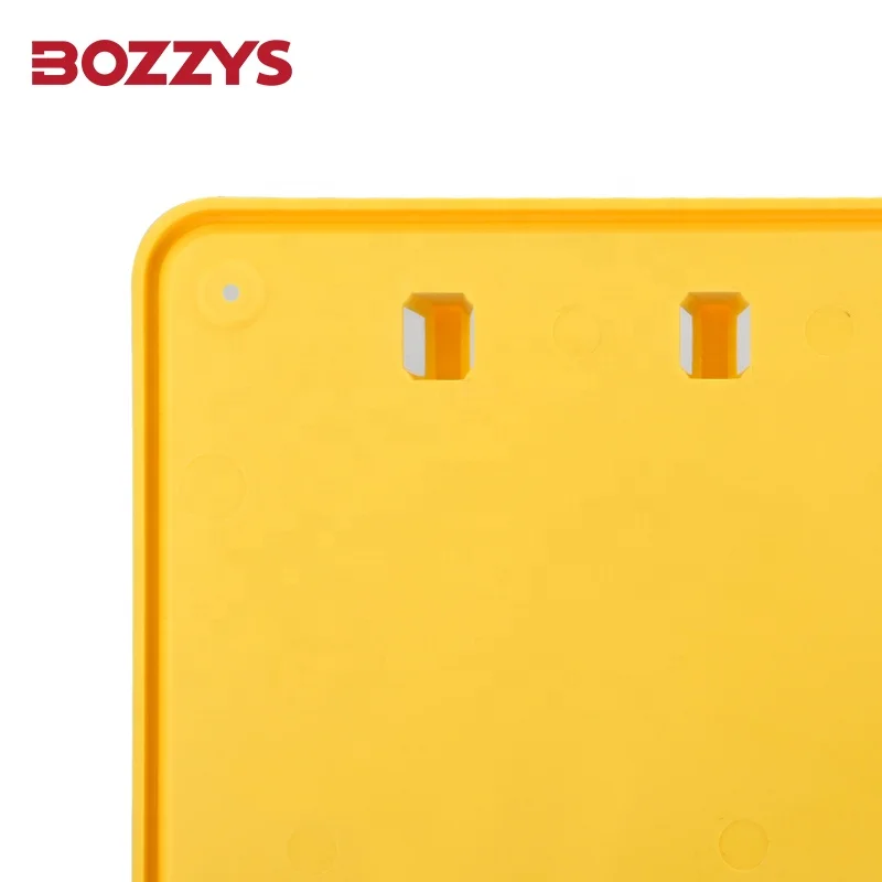 OEM manufacturer Wall-mounted Open Padlock Lockout Stations With 18 adlock-positions,for Industrial lockout-tagout