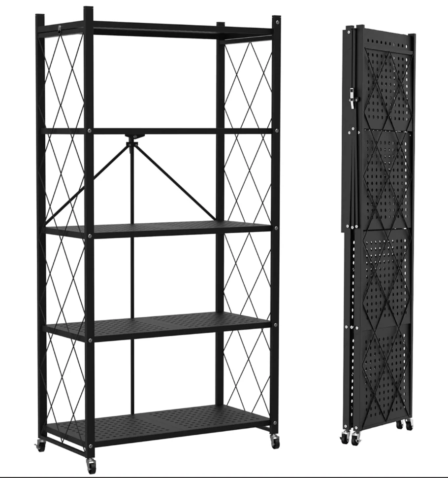 folding metal shelves rack kitchen stand racking white steel storage shelving with wheels custom metal shelf for home office