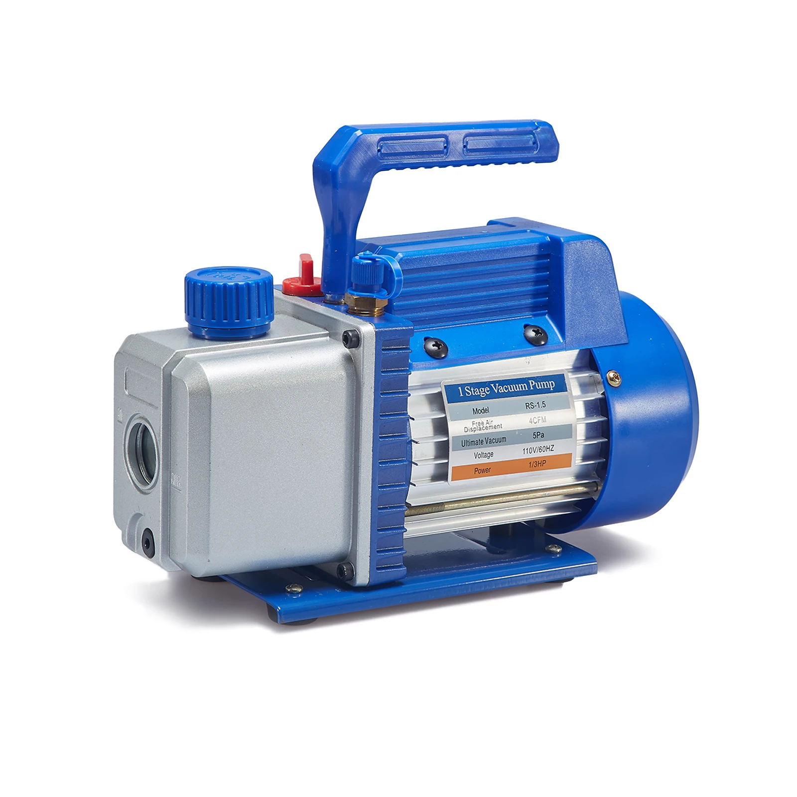 Single-stage Rotary Vane 3 CFM vacuum pump with Solenoid Valve