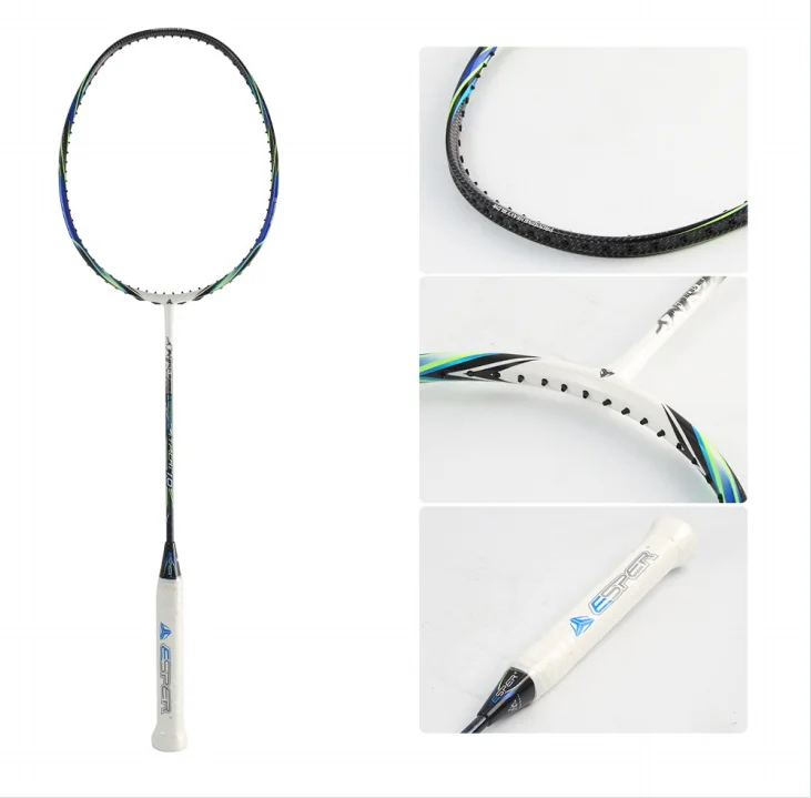 Factory Esper ITACHI 10 40T+ 32LBS 4U 82g+/-2G Woven Carbon with Japan Toray Carbon Fiber Fiber Badminton Rackets For Sale