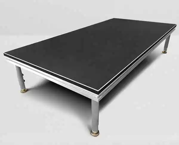Concert indoor event mobile height adjustment four legs stage platform