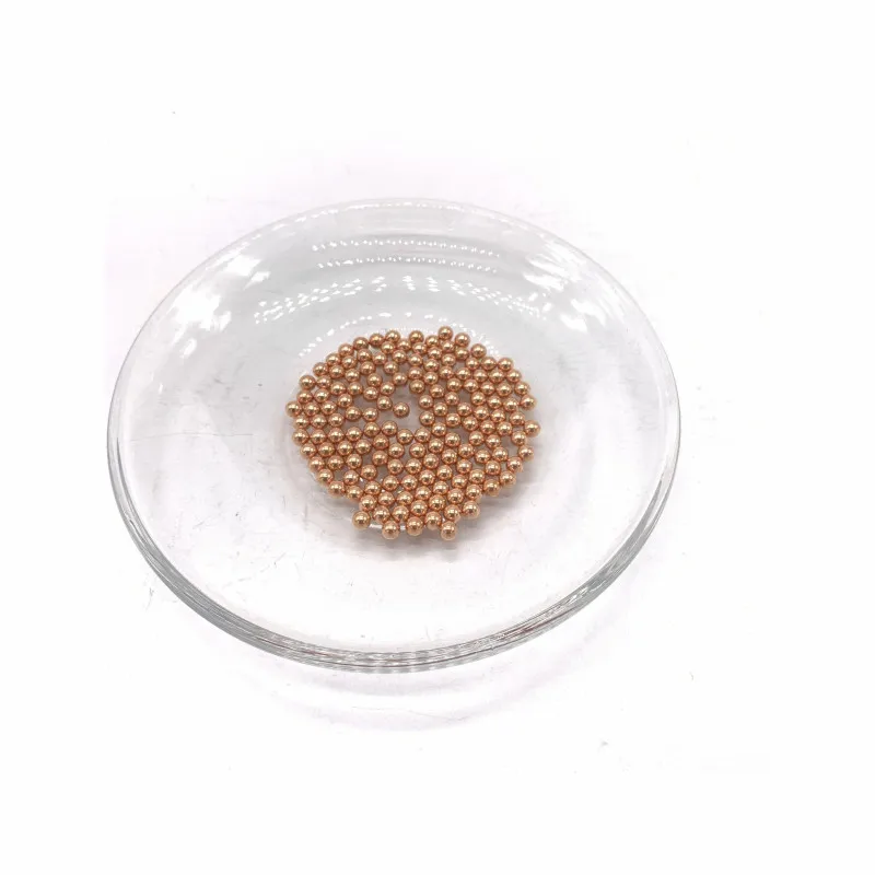 5.16 5mm 3mm Solid Copper Coated Steel Ball