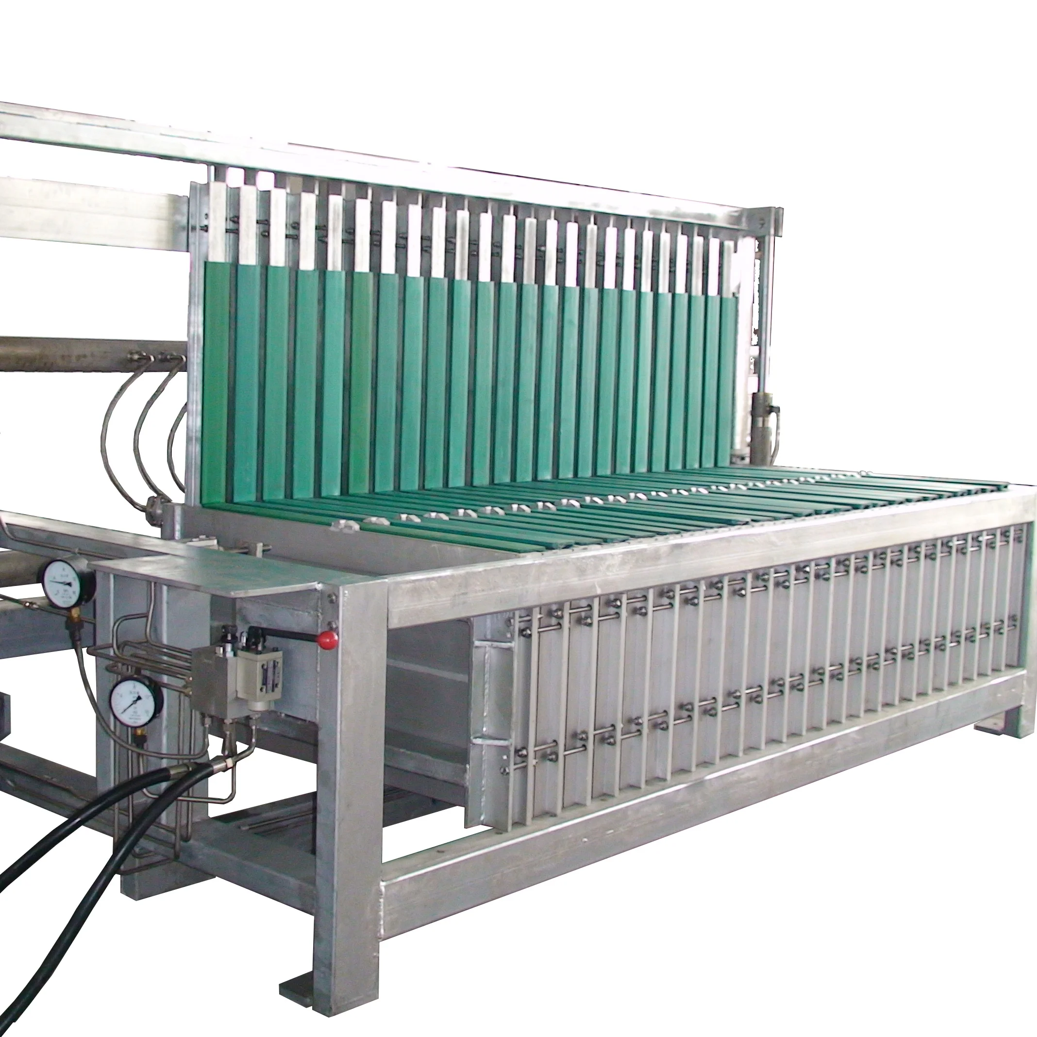 
Vertical plate freezer for surimi block 