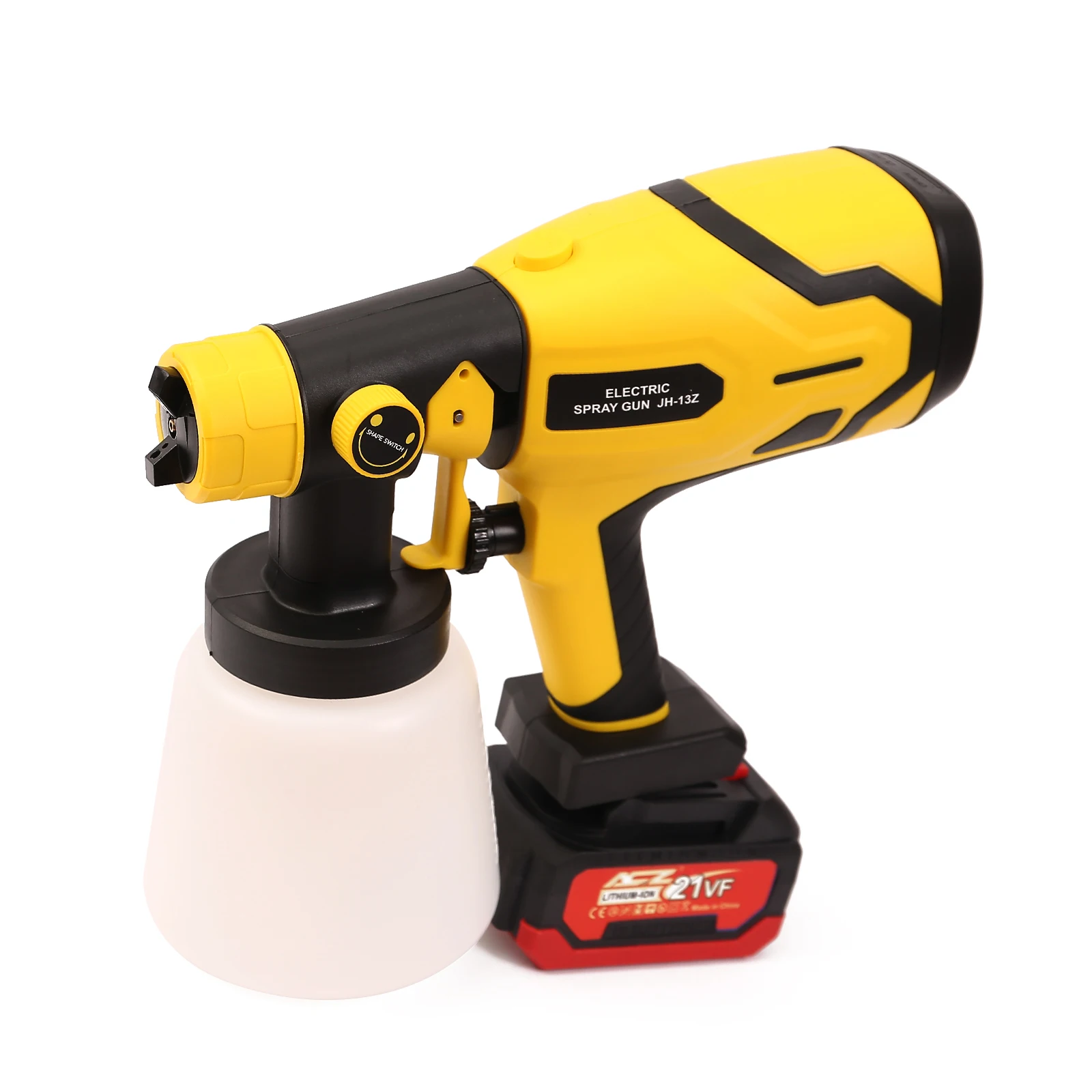 18V 180W powerful small Lithium battery spray painting machine gun Two batteries and one charging