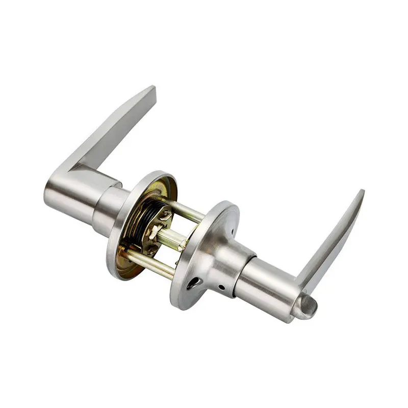 Zinc Alloy Lever Tubular Lock Latch Passage Door Handle Lock