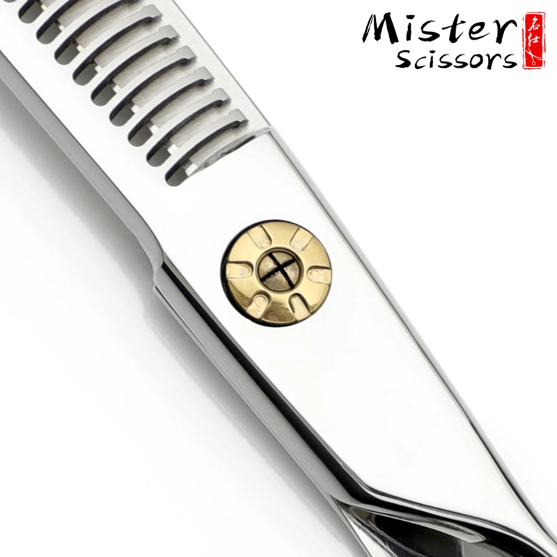 Custom 6 inch Professional Hair Scissors Barber Thinning Shear For Salon