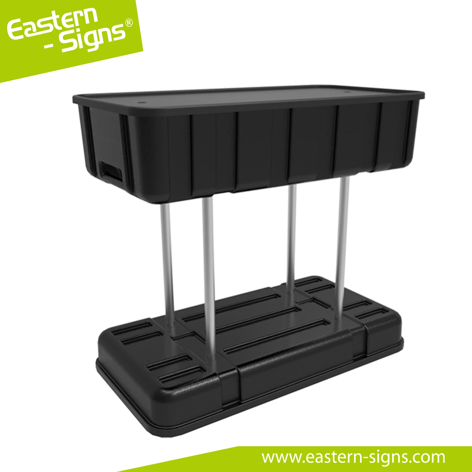 Recyclable Trade Show Exhibition Booth counter Portable Pop Up Advertising Display case logo branded shipping case