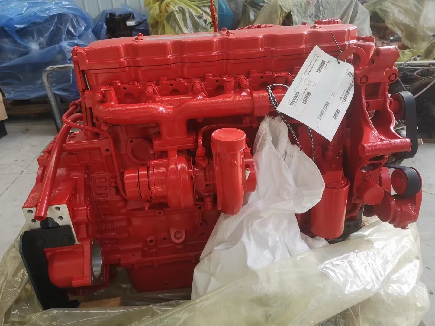 For Isbe 6 New Long Block Base Engine Marine Truck Diesel Engine Assembly Excavating Machinery For Cummins Isbe 6 Cylind