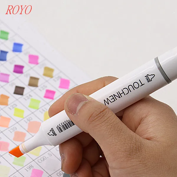 New Professional  Rich Pigment liquid chalk markers Alcohol Based Graffiti Twin Art Marker Dual-tip Sketch Marker pen