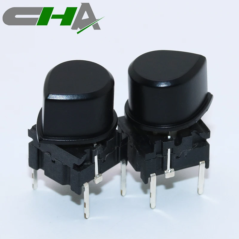 CHA waterproof illuminated tact switch with Water droplet cap ip67 waterproof tact switch