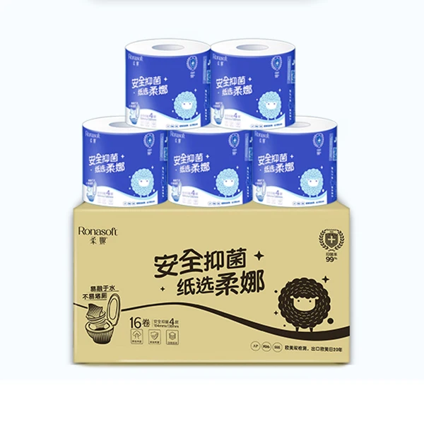 3ply toilet paper big roll wholesale price toilet tissue paper roll 16 volumes