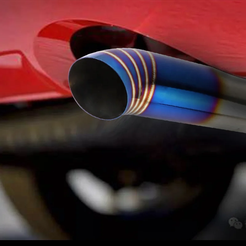 58cm Length Car Exhaust Pipe Muffler Universal Auto Tip Tail Tube Aluminum Alloy For Racing Decoration