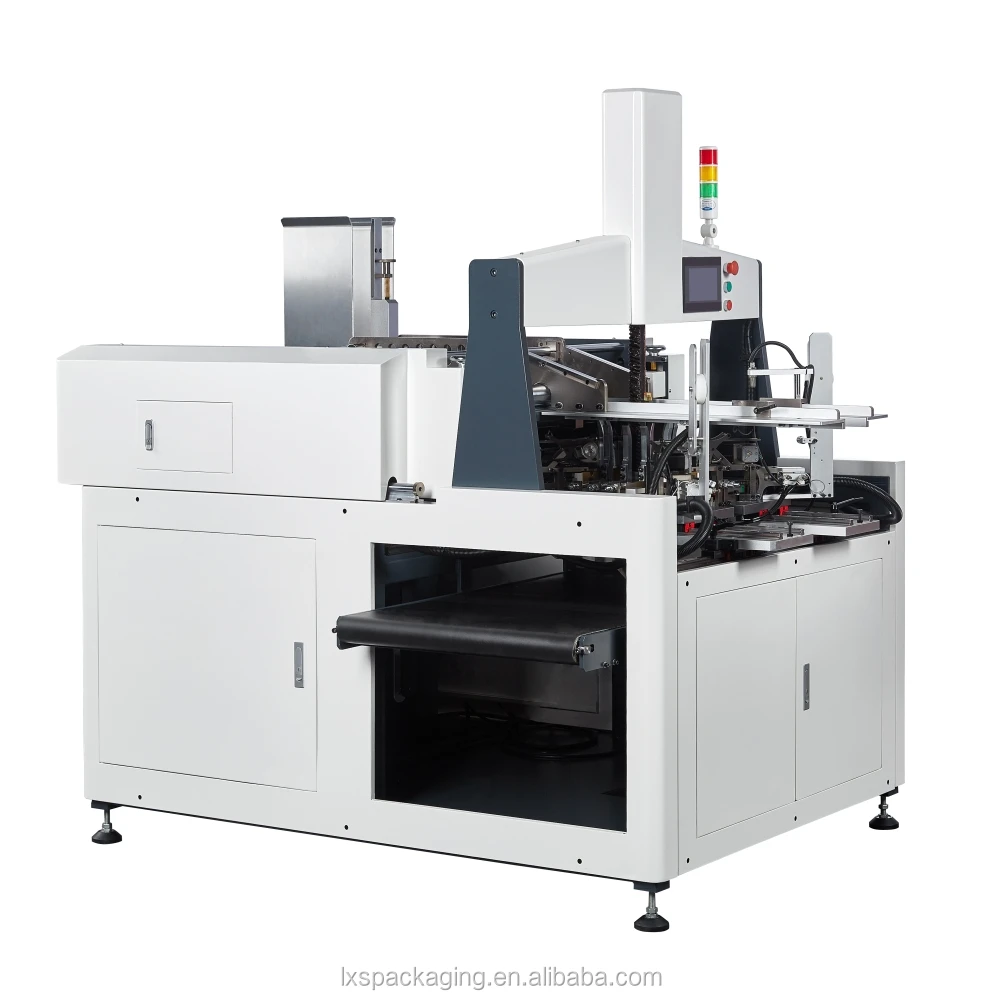 
High accuracy automatic cardboard corner pasting machine for box making 