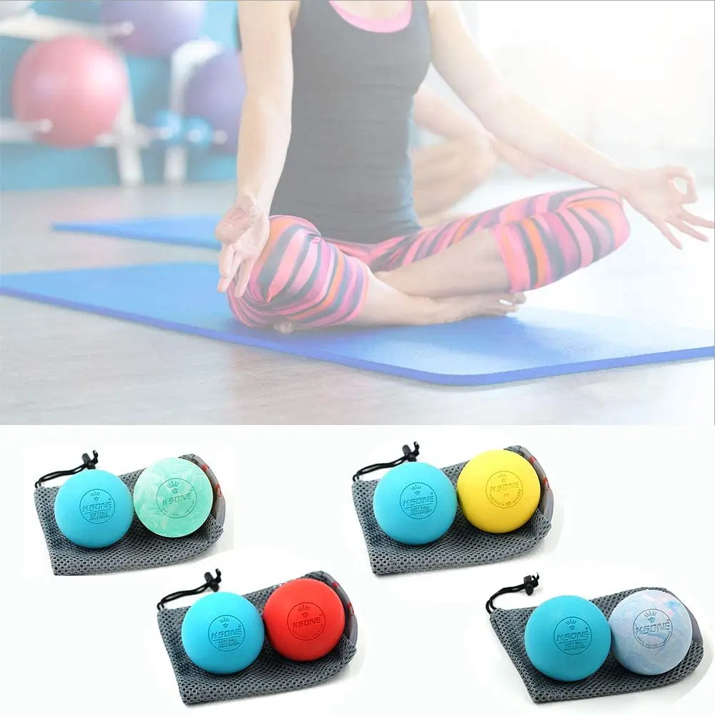 RL Massage Lacrosse Balls for Myofascial Release, Trigger Point Therapy, Muscle Knots