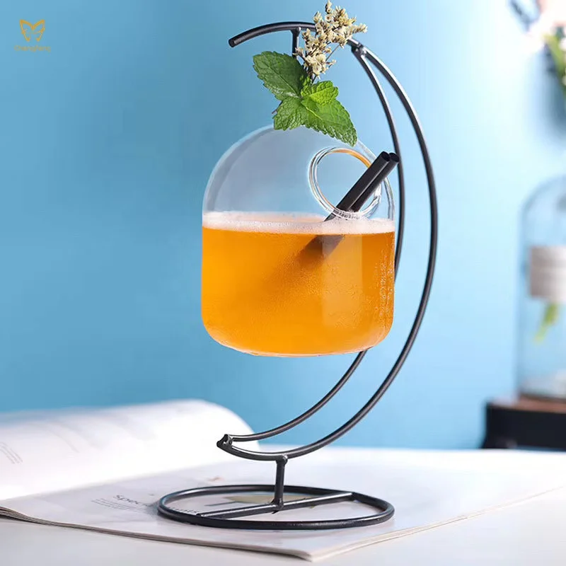 Special juice tank for restaurant,Creative Cocktail Glass Hanging Glass Bottle