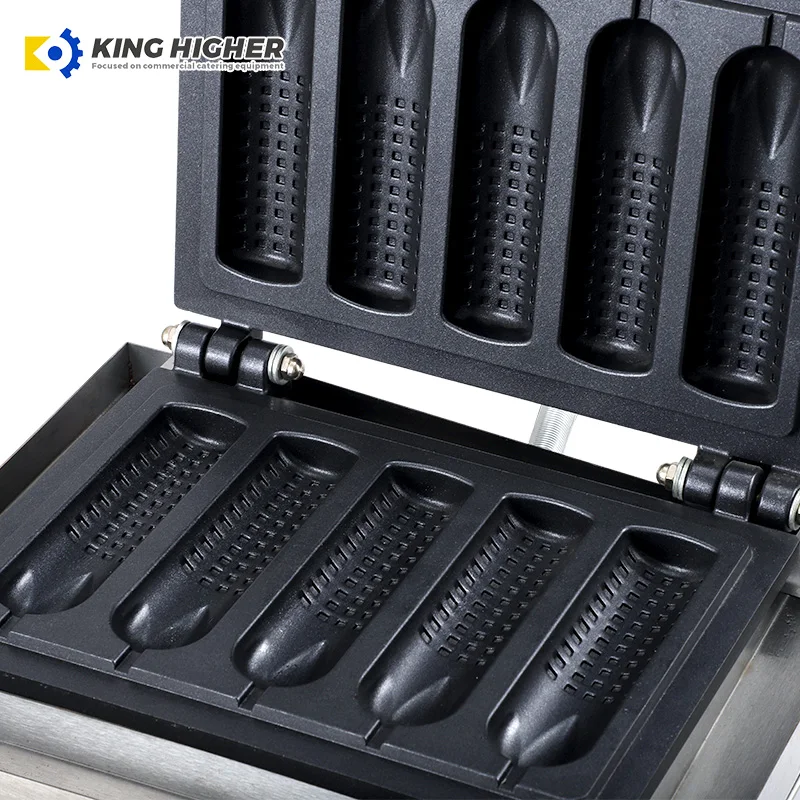 High Quality Electric Corn Dog Waffle Maker Hot Dog Machine Sausage Snack Machine High Productivity Food Shops Retail Industries