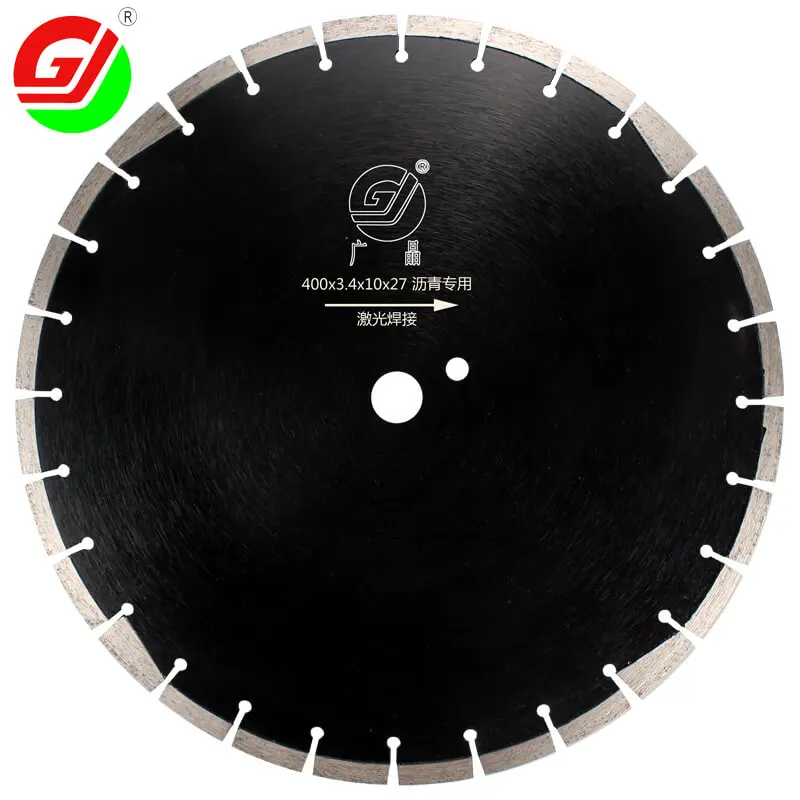 High-quality 300mm-800mm Segmented, Sharp U-groove Diamond Saw Blades For Asphalt Concrete With Protective Teeth
