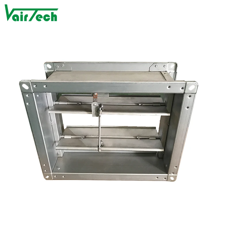 Hvac Ventilation Galvanized Fresh Air Supply Smoke Valve Motorized Air Duct Fire Damper