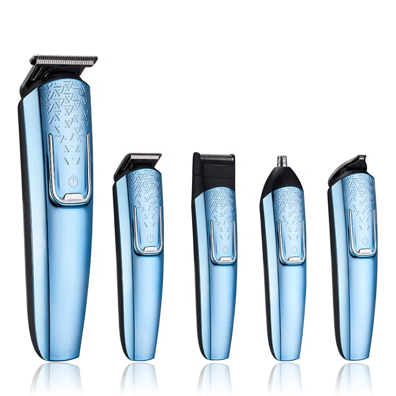 5 в 1 профессиональные мужские Уход за волосами для удаления волос для мужчин уход комплект с триммер для бороды с Подставка для зарядки